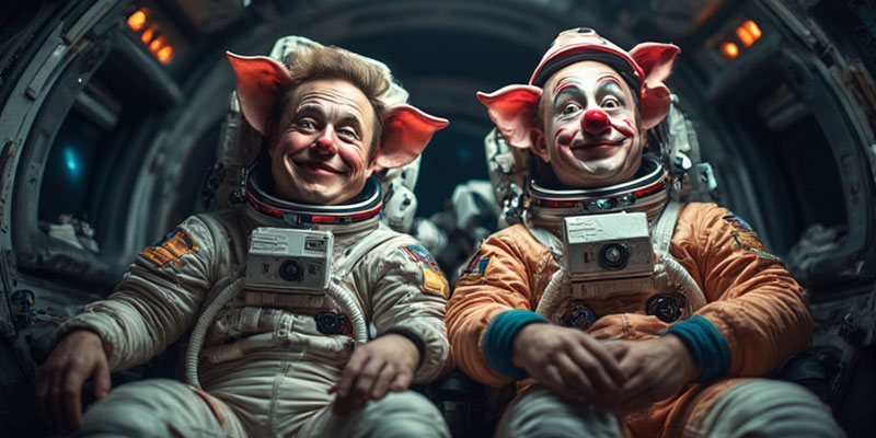 Astronaut Pigs