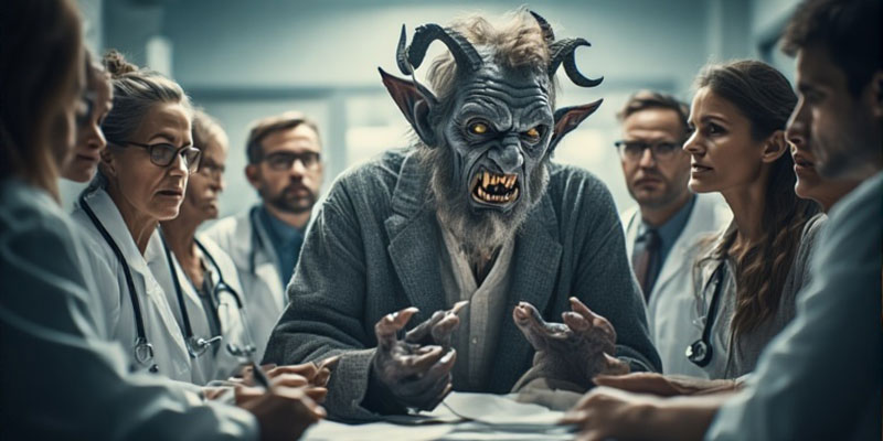 Satan, healthcare CEO