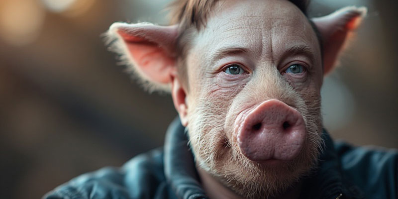Elon Pig Snout Musk